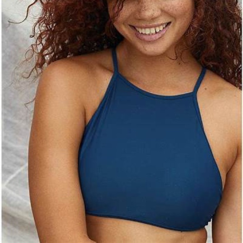 NWT Aerie High Neck Swim Top